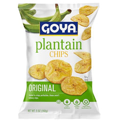 Goya Plantain Chips served as a party snack, crunchy and satisfying.