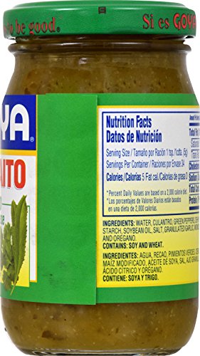 Goya Recaito pantry-ready jar to elevate soups and rice.
