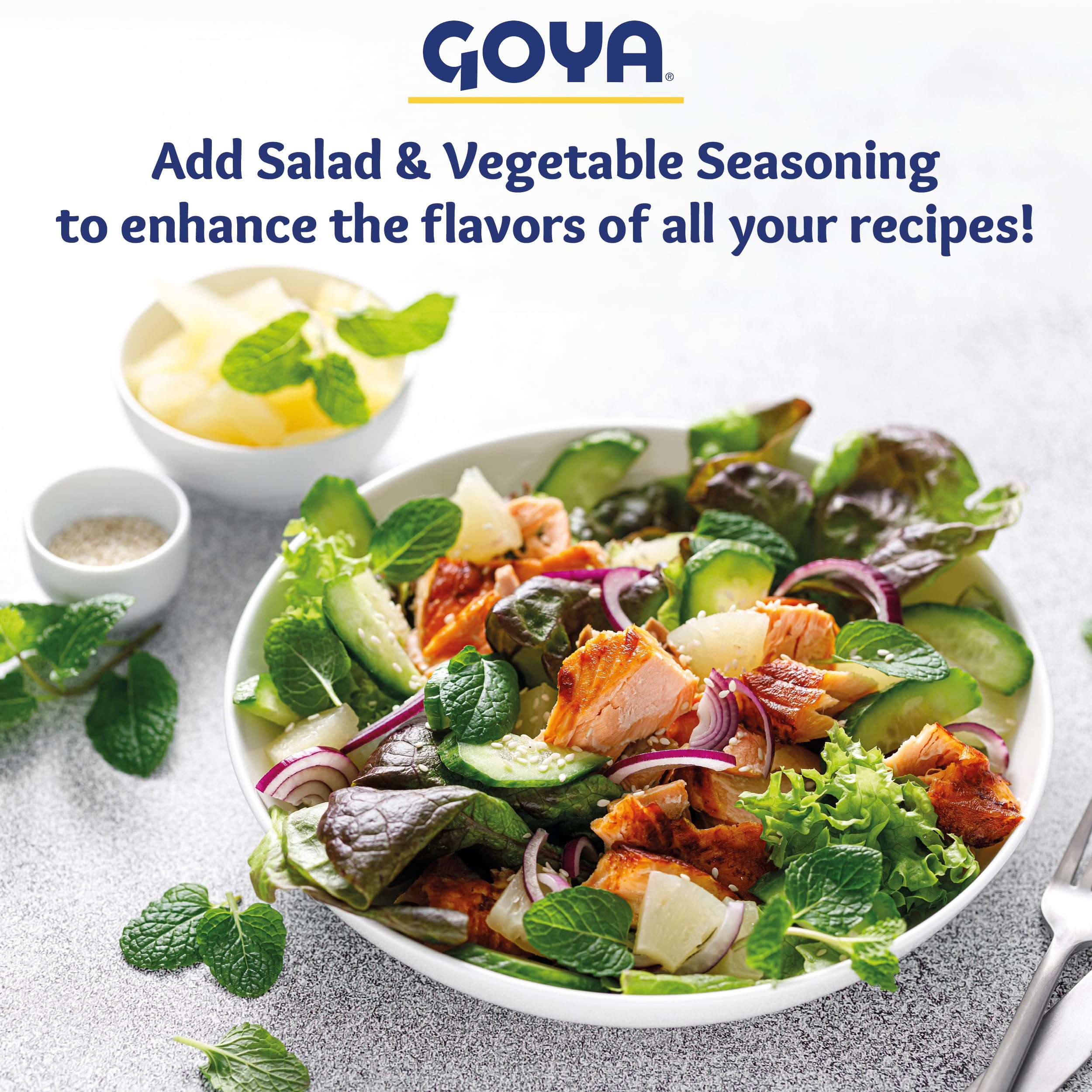 Goya Seasoning enhances chicken, rice, and other everyday dishes