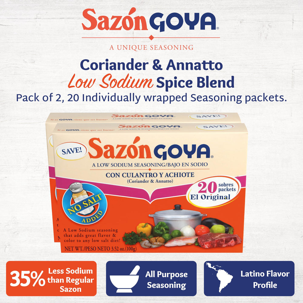 Goya Sazón elevates seafood dishes with vibrant color and spice.