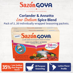 Goya Sazón elevates seafood dishes with vibrant color and spice.