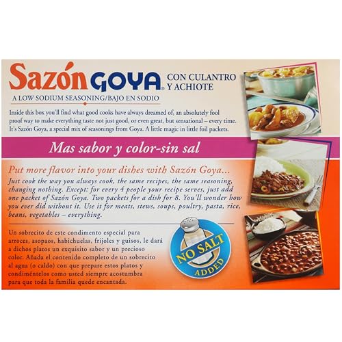 Goya Sazón sprinkled on poultry for quick, flavorful seasoning.