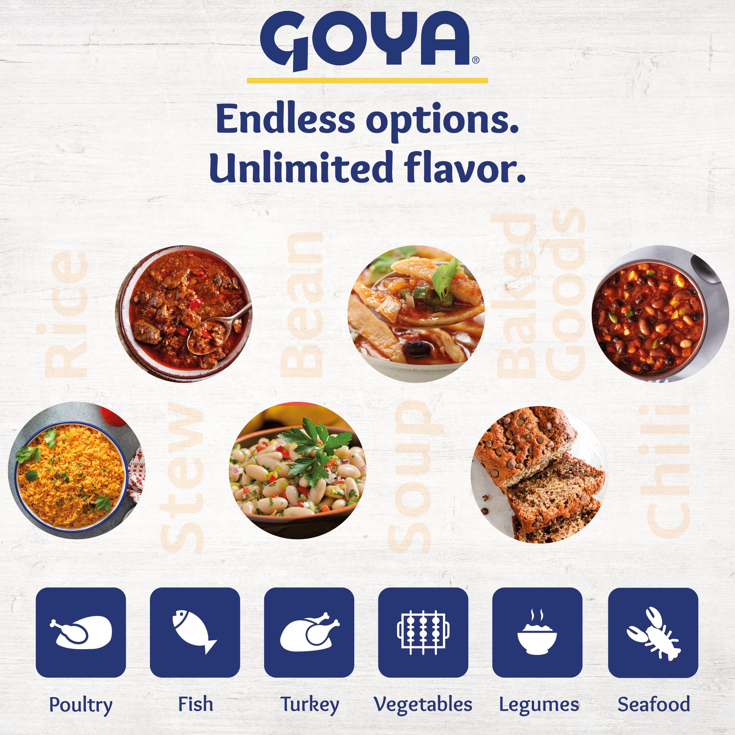 Goya Yuca Flour label close-up showing no artificial colors