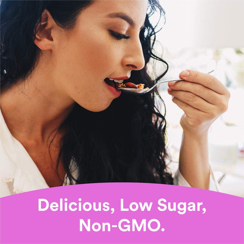 gr8nola THE ORIGINAL flaxseed boost image emphasizes fiber and omega-3 benefits.