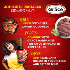 Grace Browning Sauce baking treasure elevates desserts with warm caramel notes.