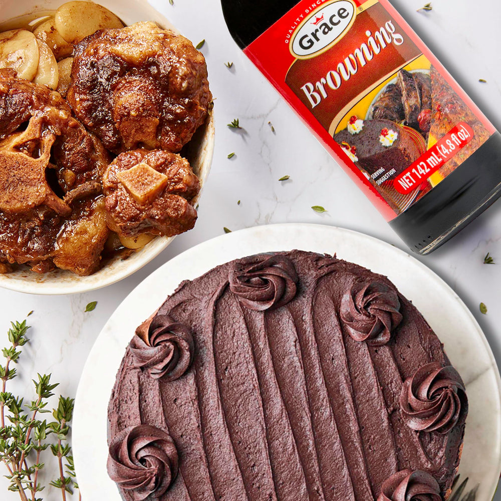 Grace Browning Sauce grilling glaze creates a rich, caramelized finish.