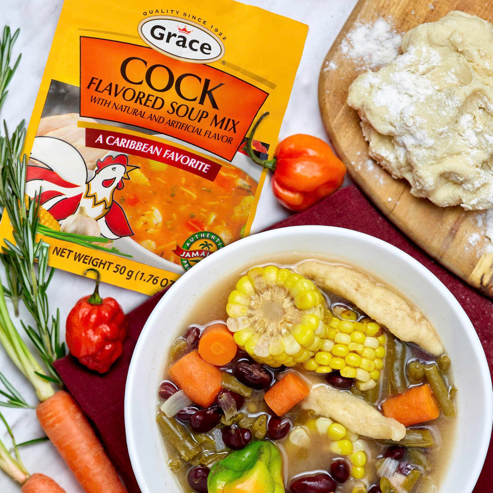 Grace Cock Flavored Soup Mix dry powder ready to simmer into flavorful broth.