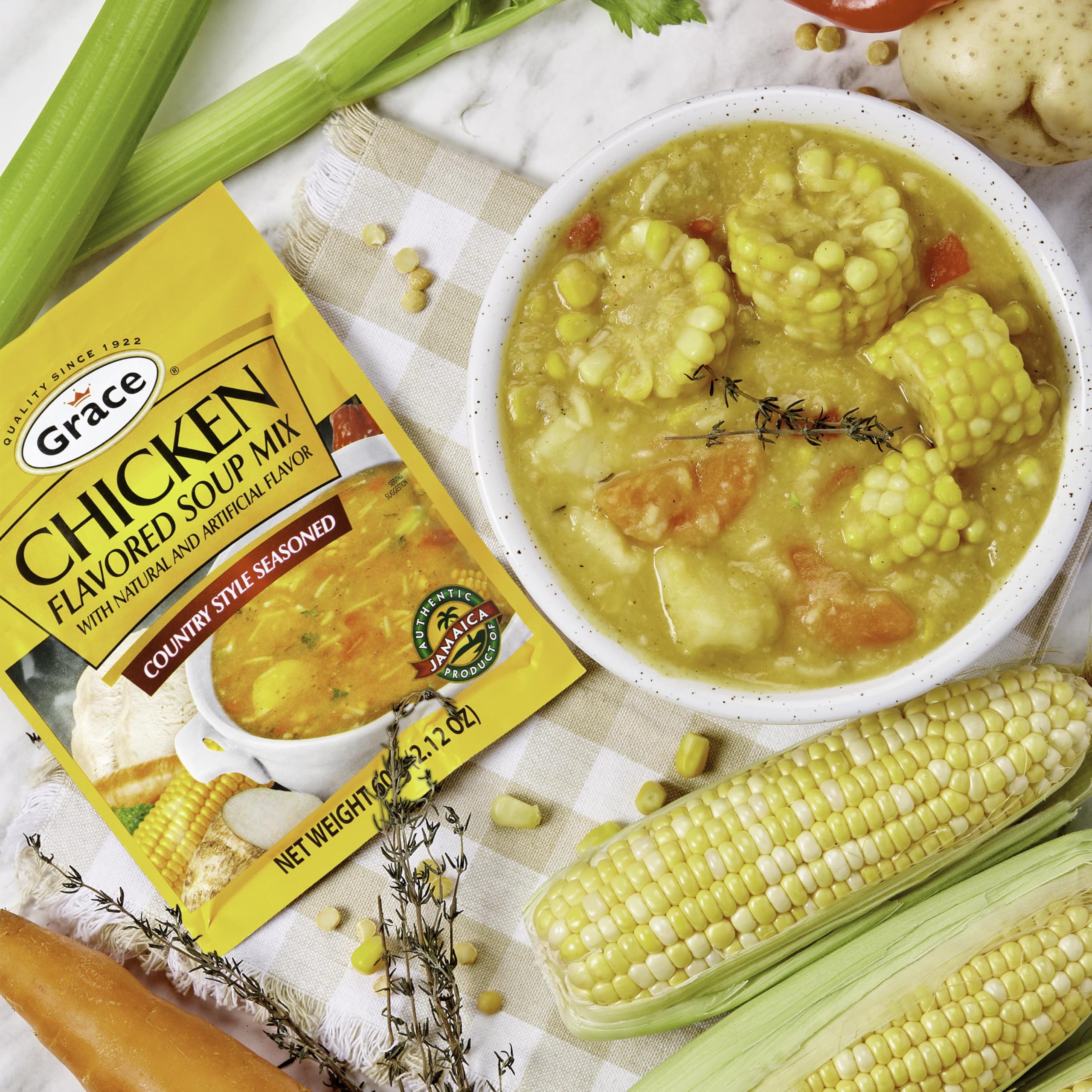 Grace Jamaican flavor profile with island-inspired depth.