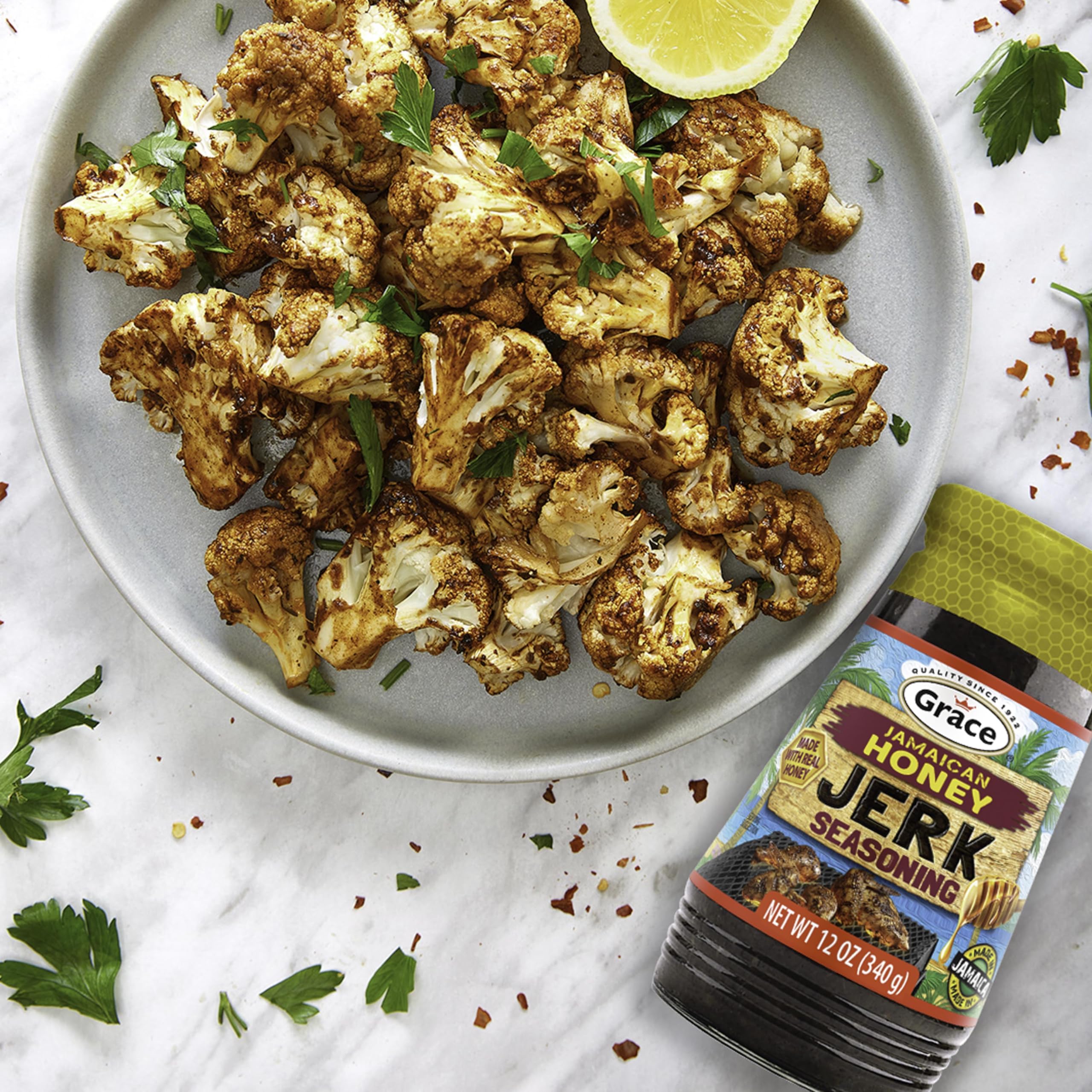 Grace Jamaican Jerk Mild rub on pork ribs