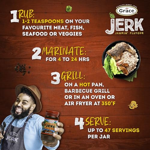 Grace Jamaican Jerk spice paste in bowl for sauce