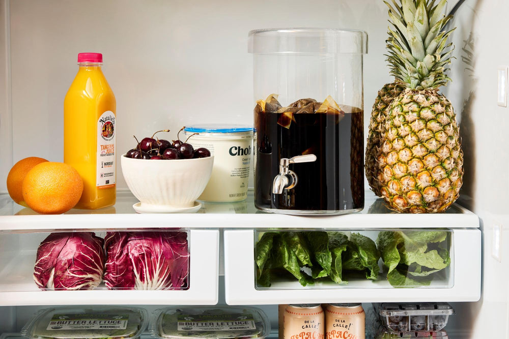 Grady's Cold Brew boxes packaging emphasizes value and easy storage.