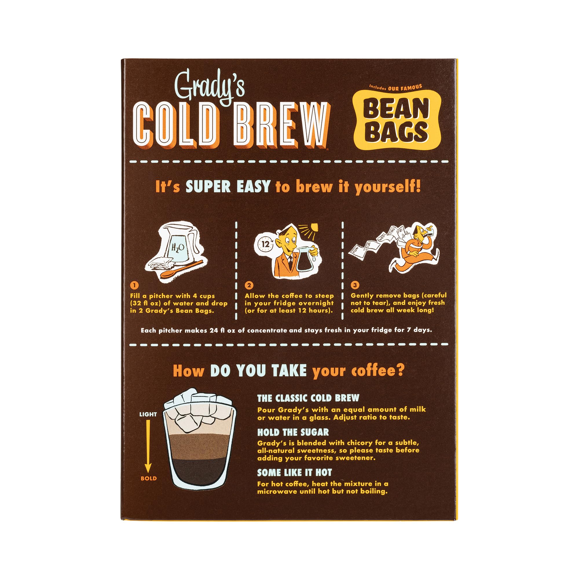 Grady's Cold Brew ready-to-use drink showing strong flavor adaptability.