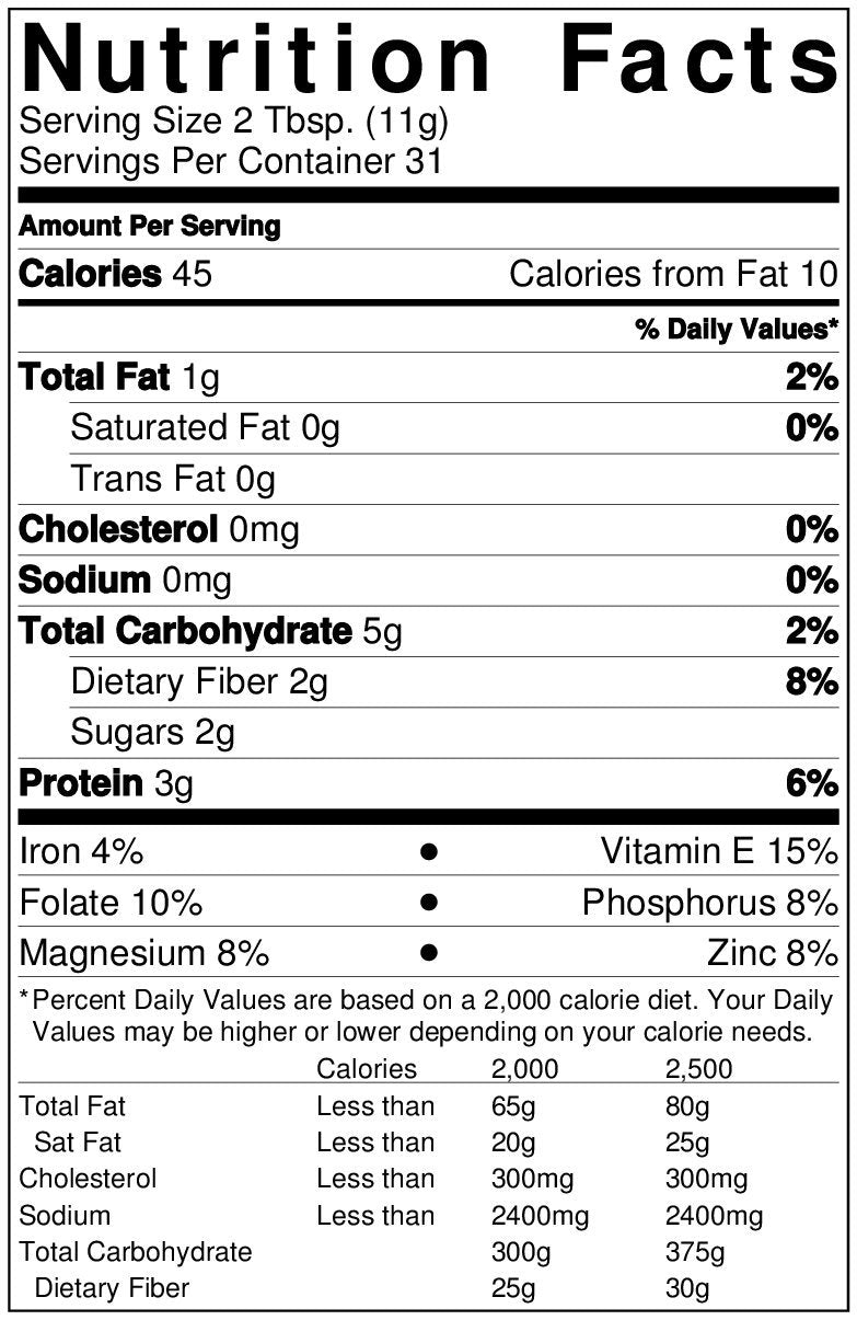 Grain Brain Wheat Germ being added to baking for extra nutrition.