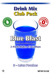 GramZero Blue Blast loaded tea prep, keto-friendly flavor boost for beverages.