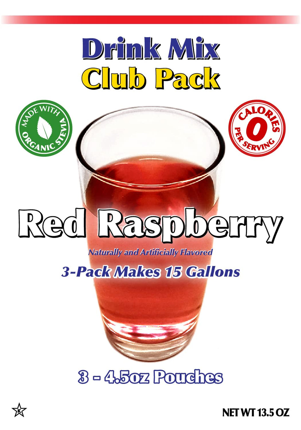 GramZero zero-calorie drink glass offers naturally sweetened refreshment with organic stevia.
