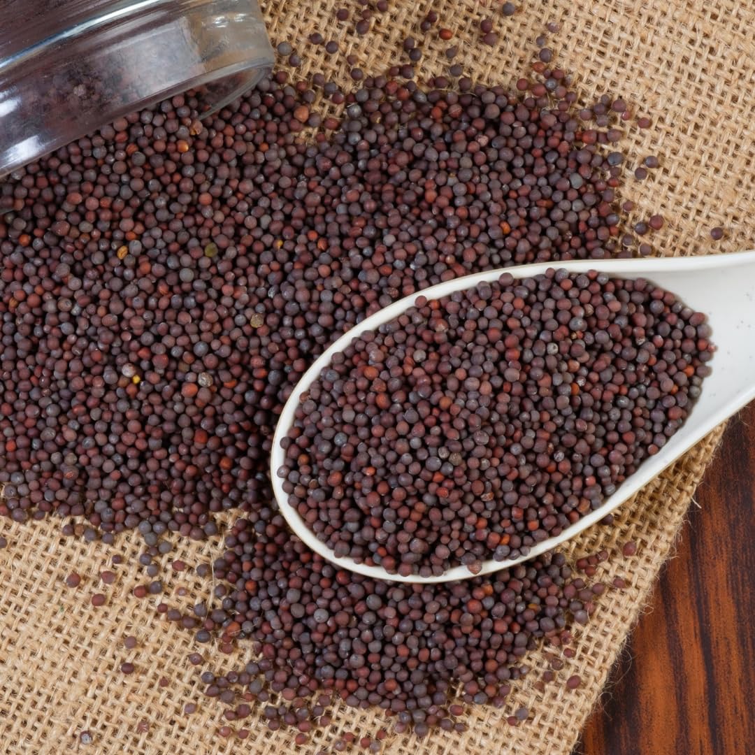 Infusing oil with GranAroma brown mustard seeds for bold cooking oils.