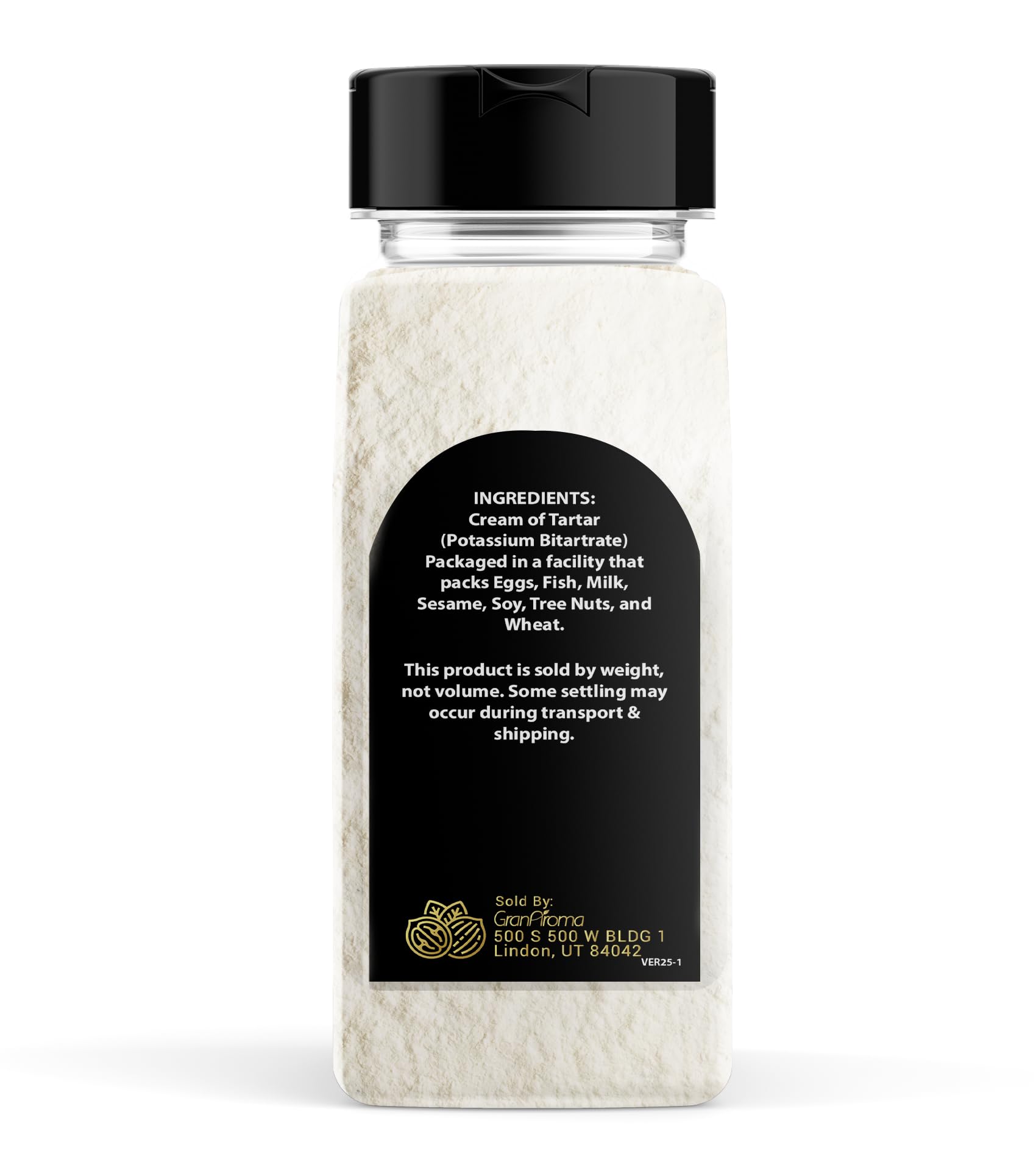 GranAroma Cream of Tartar enhances cookies and cakes for better structure.