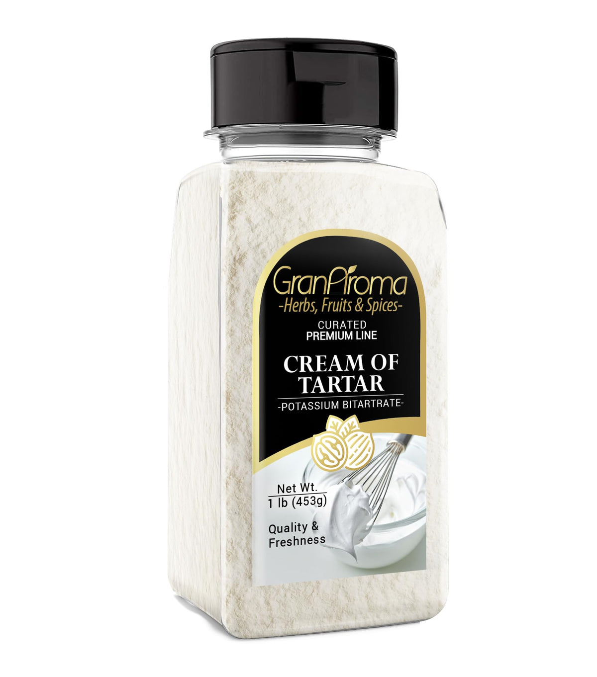GranAroma Cream of Tartar in shaker jar for quick, measured baking.