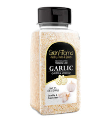 GranAroma Dried and Minced Garlic shaker for quick, flavorful meals.