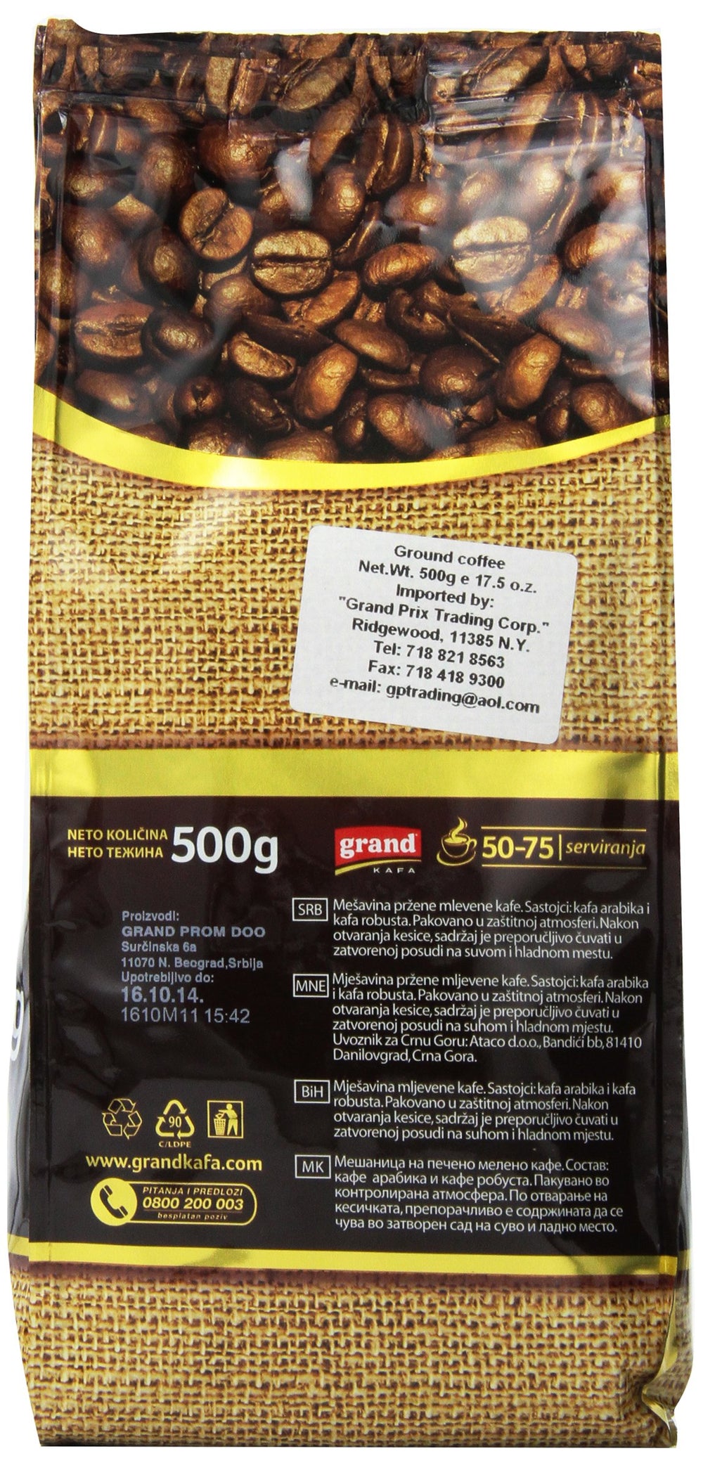 Grand Ground Coffee Gold pour demonstrates smooth extraction for authentic Turkish coffee.