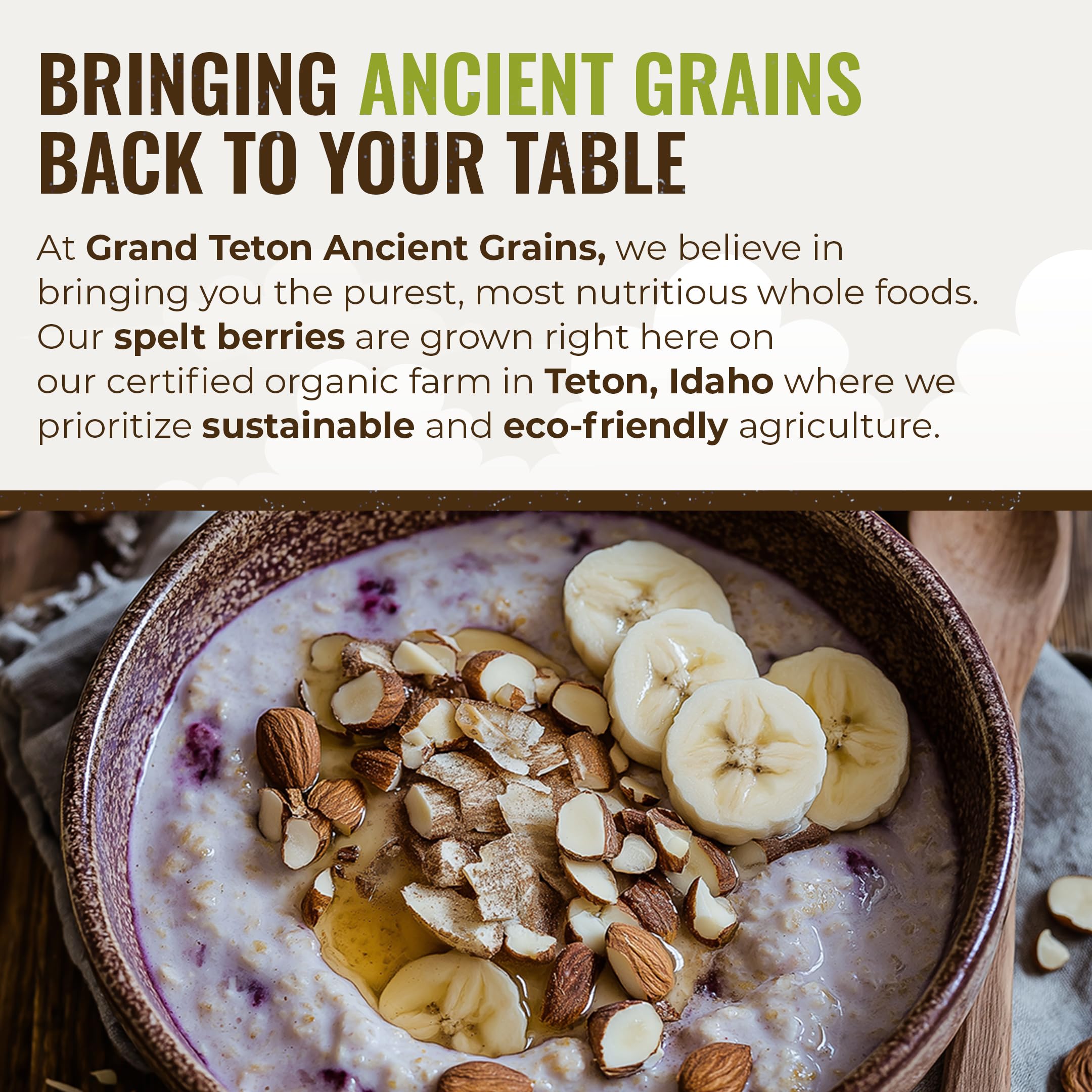 Grand Teton Ancient Grains deliver rich nutty flavor and heartier textures when cooked.
