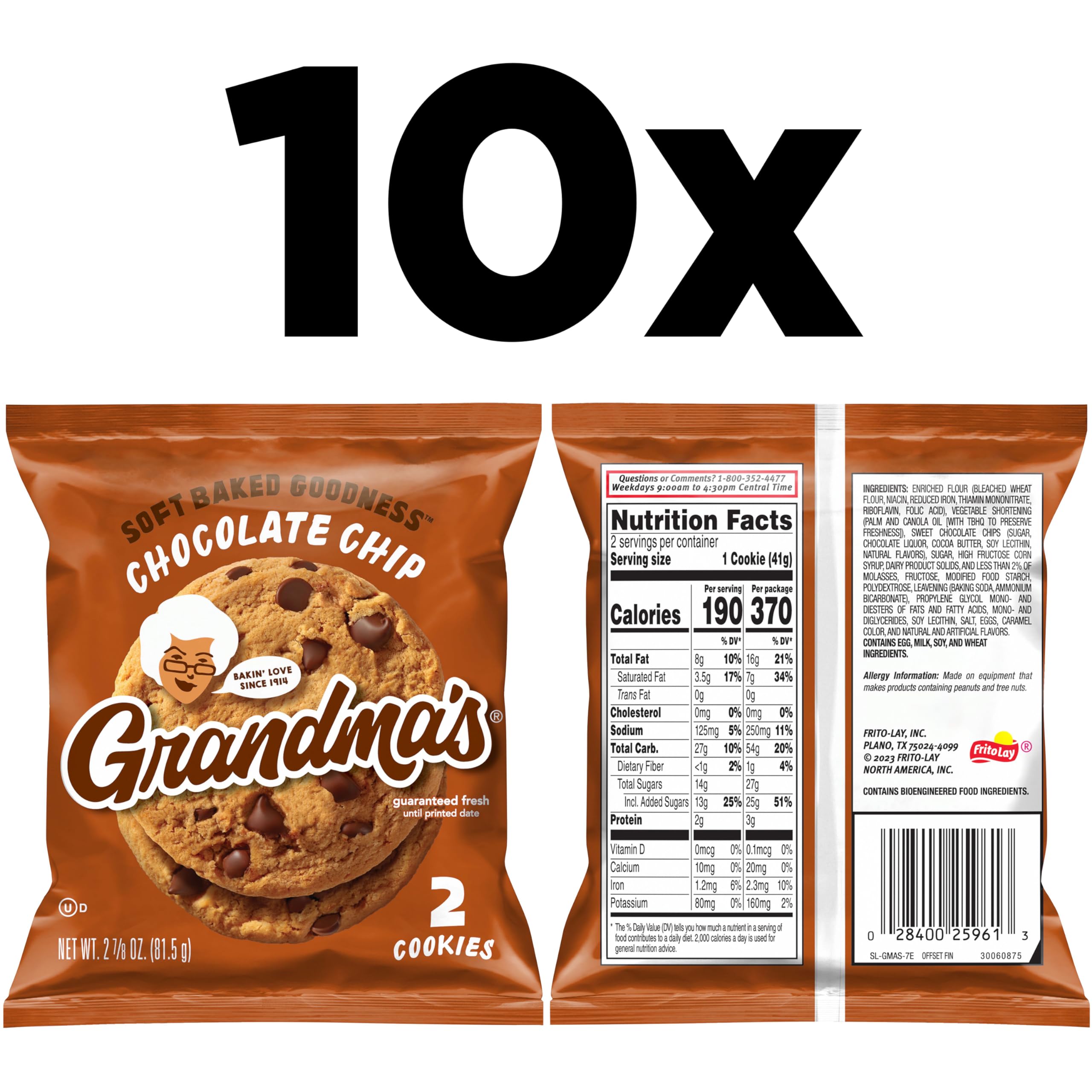 Individual-pack cookies for portion control and on-the-go snacking.