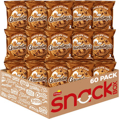 Grandma's Cookies chocolate chip 60-pack, soft and chewy for everyday snacking.