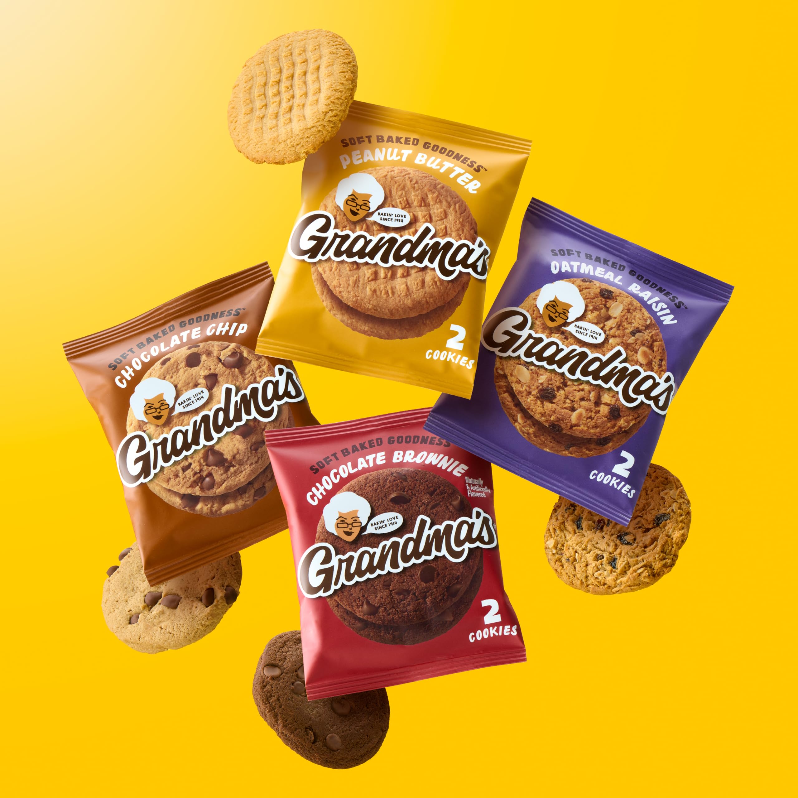 Grandma's Mini Vanilla Sandwich Cremes bite-sized treats for quick indulgence.