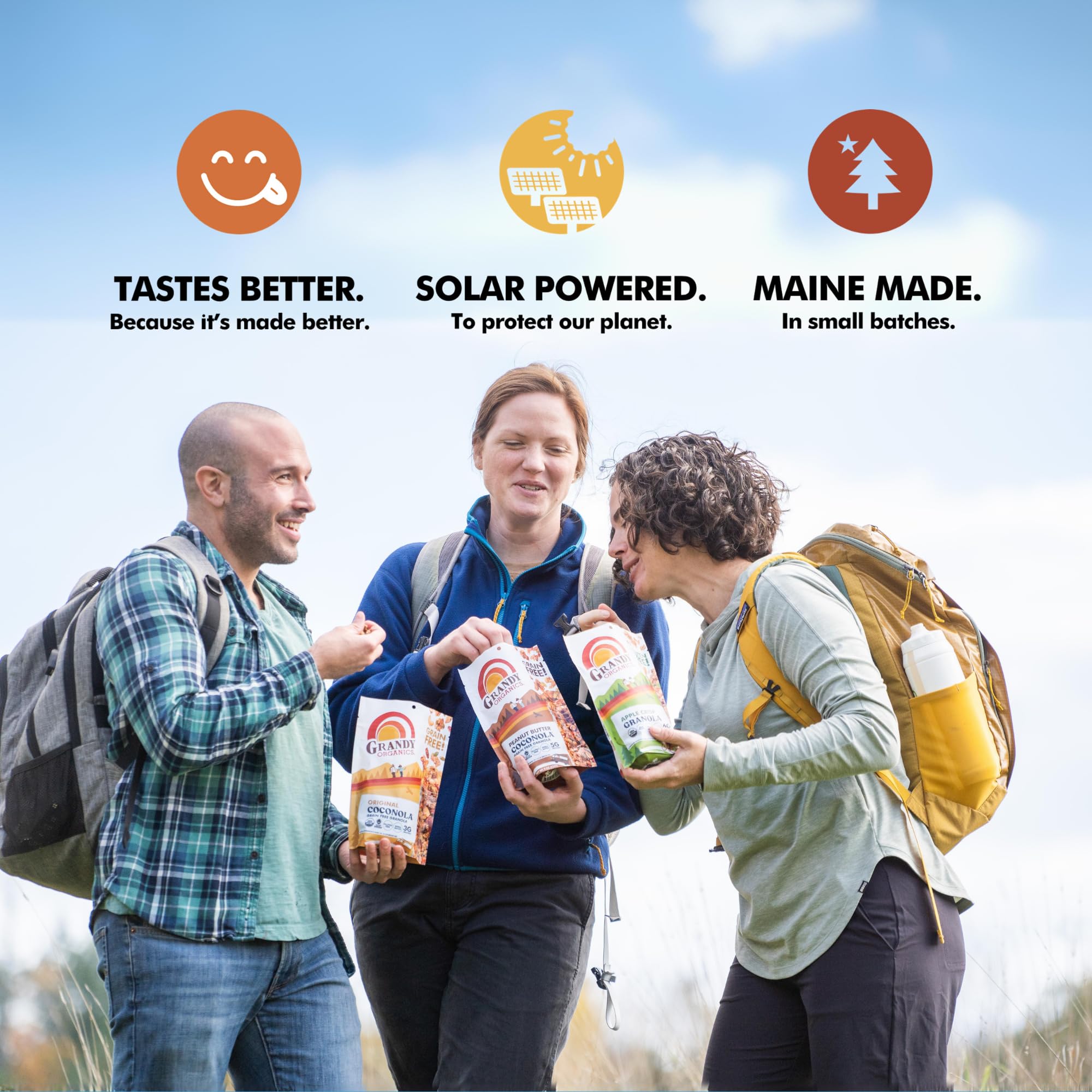 Grandy Organics Coconola yogurt topper pairs with dairy free options