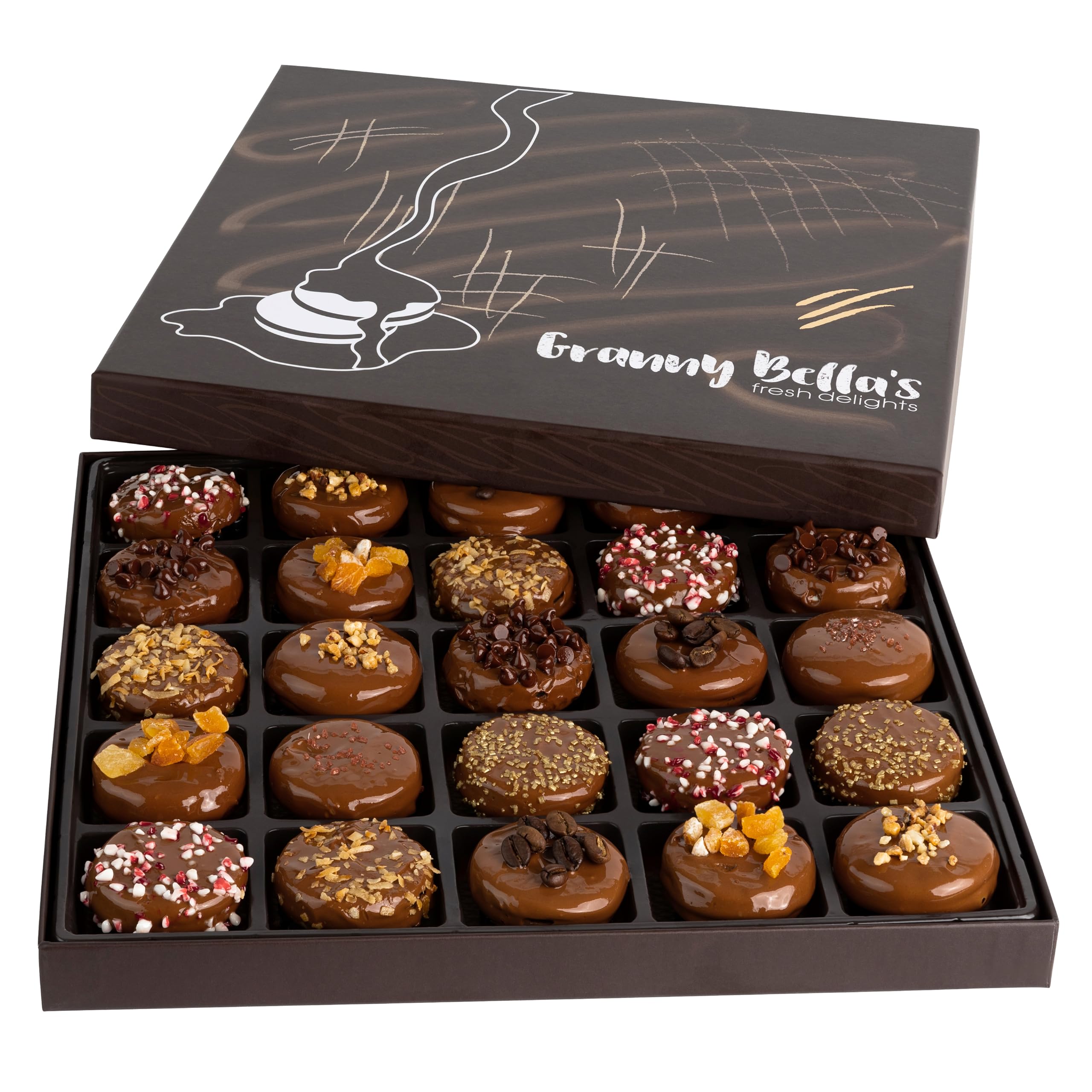 Granny Bella's Easter 25 cookies gift box, ideal for gifting and celebrations.