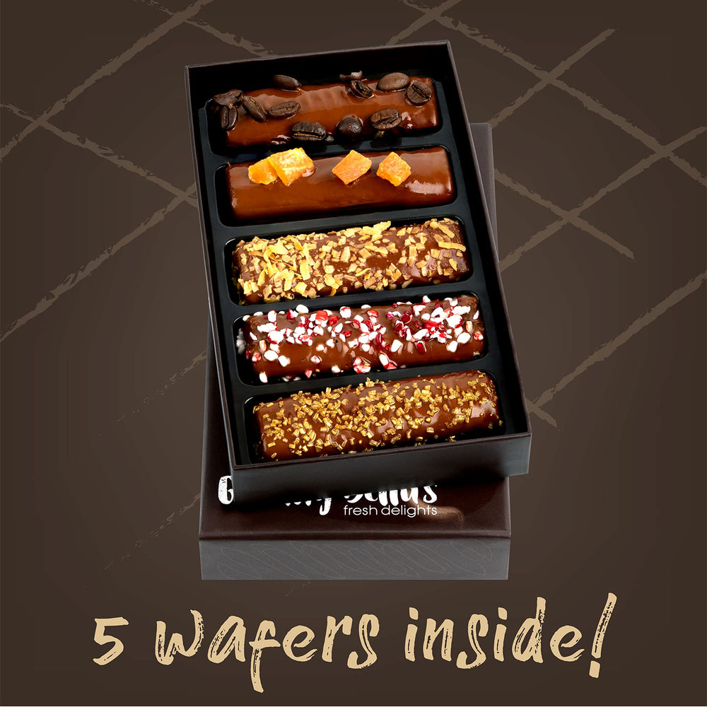 Granny Bella's Easter 5 wafers cream-filled center delivers indulgent textures for dessert fans.