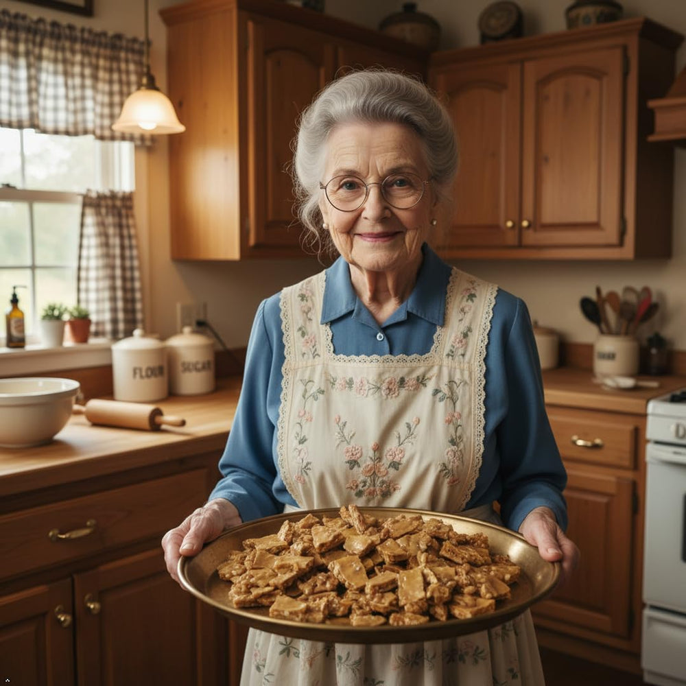 Granny's Confections made-in-USA kitchen quality crafted in small batches with premium ingredients.