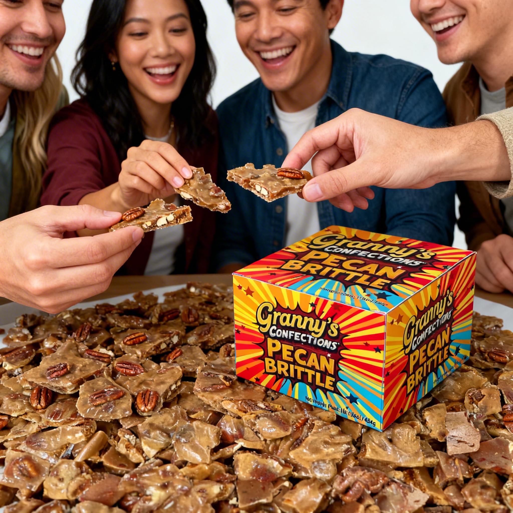 Granny's Confections USA-made ingredients label assuring quality.