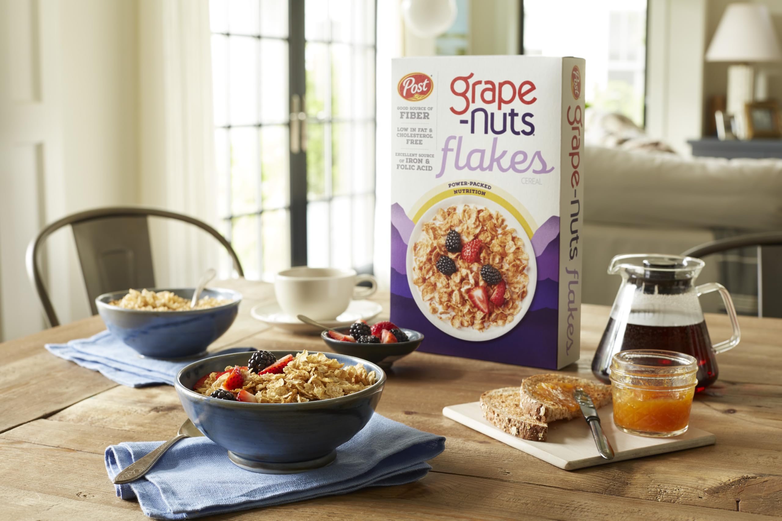 Grape-Nuts Flakes no-bake power bites image suggesting easy snacks.