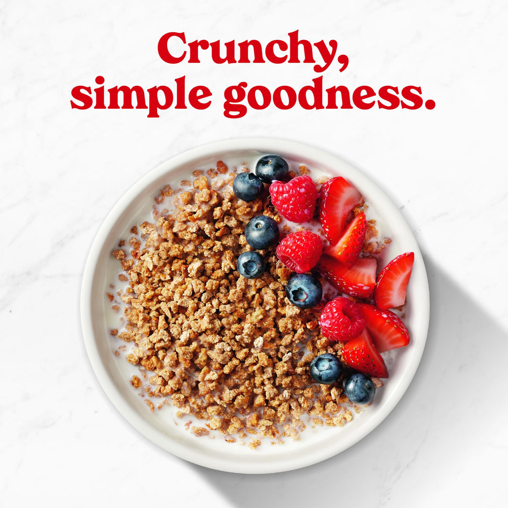 Grape-Nuts Original breakfast-with-milk showcases quick mornings with lasting crunch.