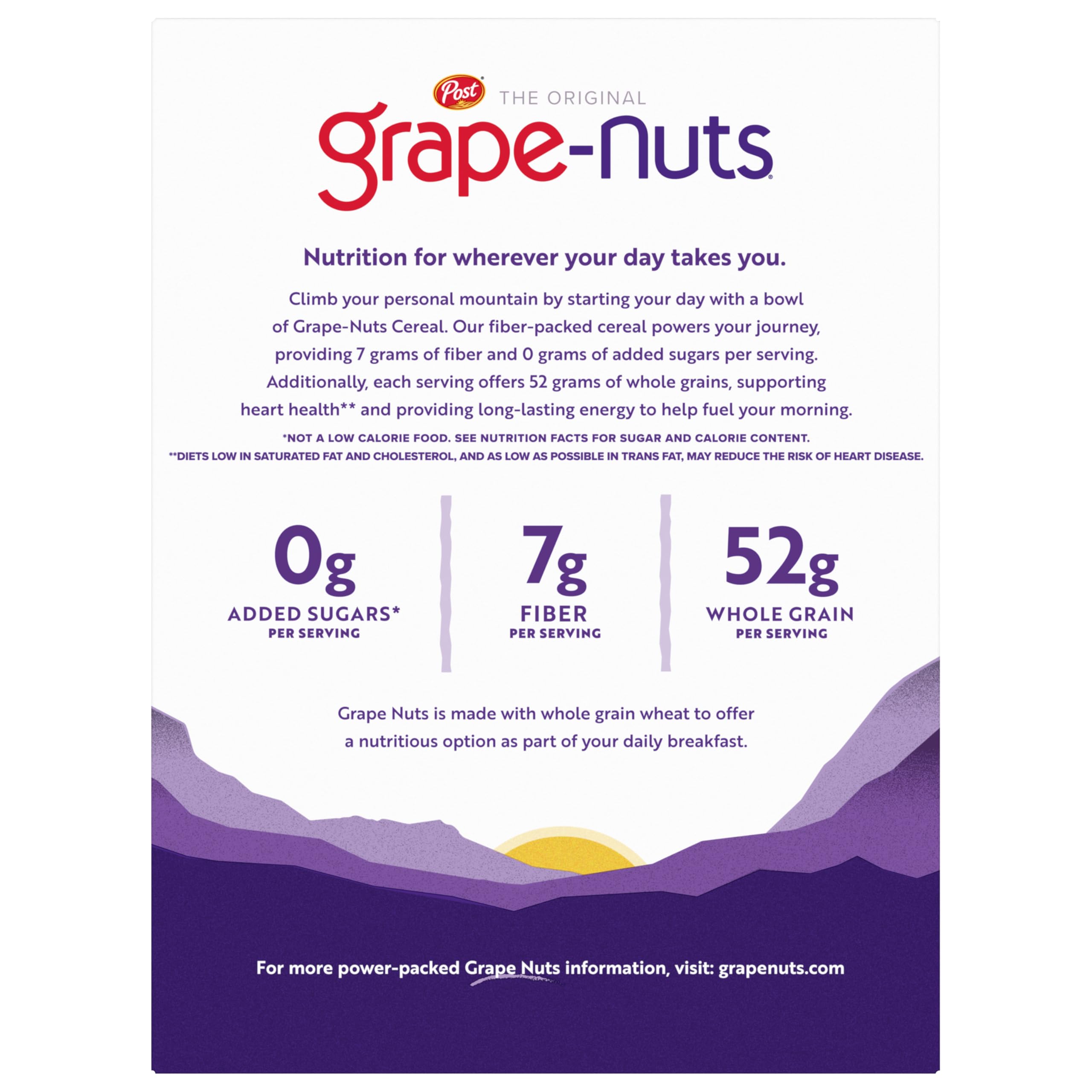 Grape-Nuts Original crunchy-nuggets-detail captures the signature texture you crave.
