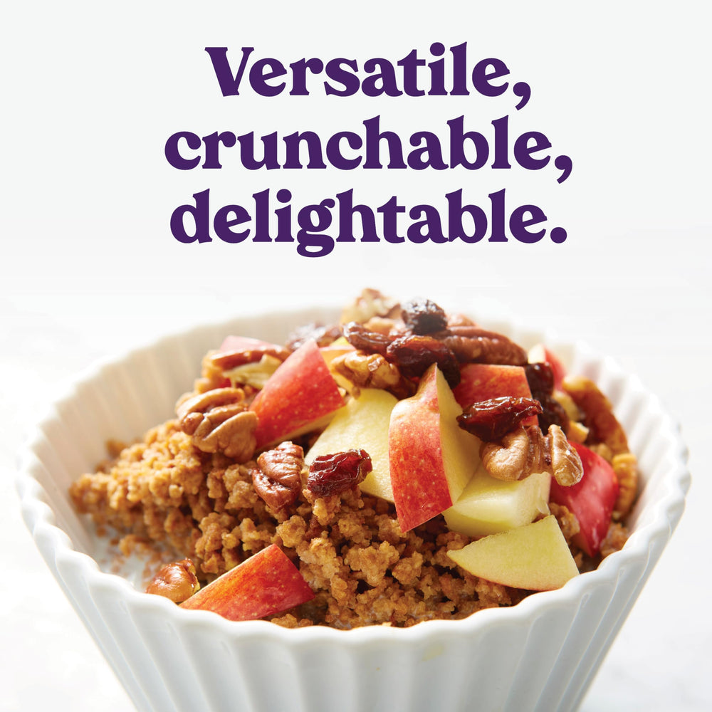 Grape-Nuts Original fiber-nutrition-panel highlights 7g fiber per serving for fullness.