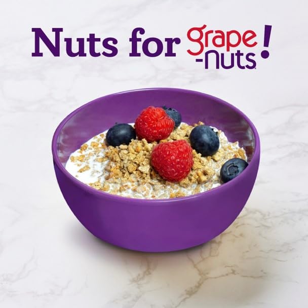 Grape-Nuts Original yogurt parfait crunch adds texture and sustaining energy.