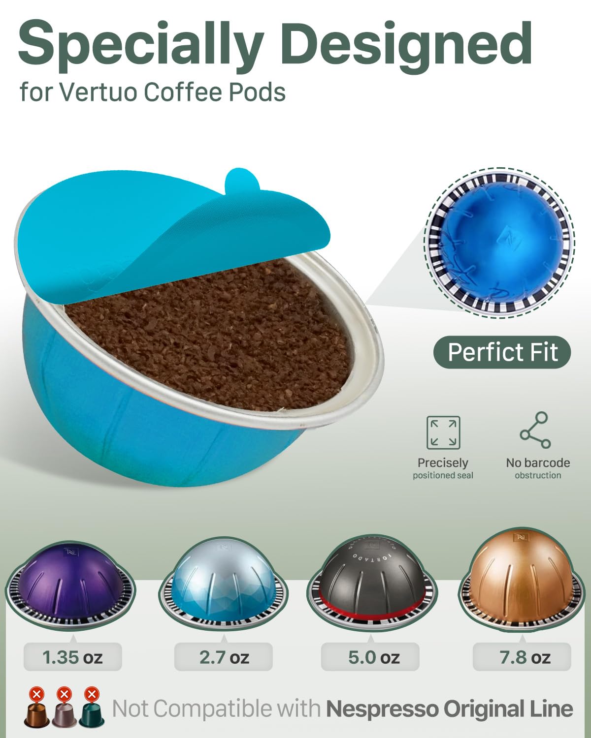 Grasseed lids install quickly, enabling fast, reliable sealing for busy mornings.