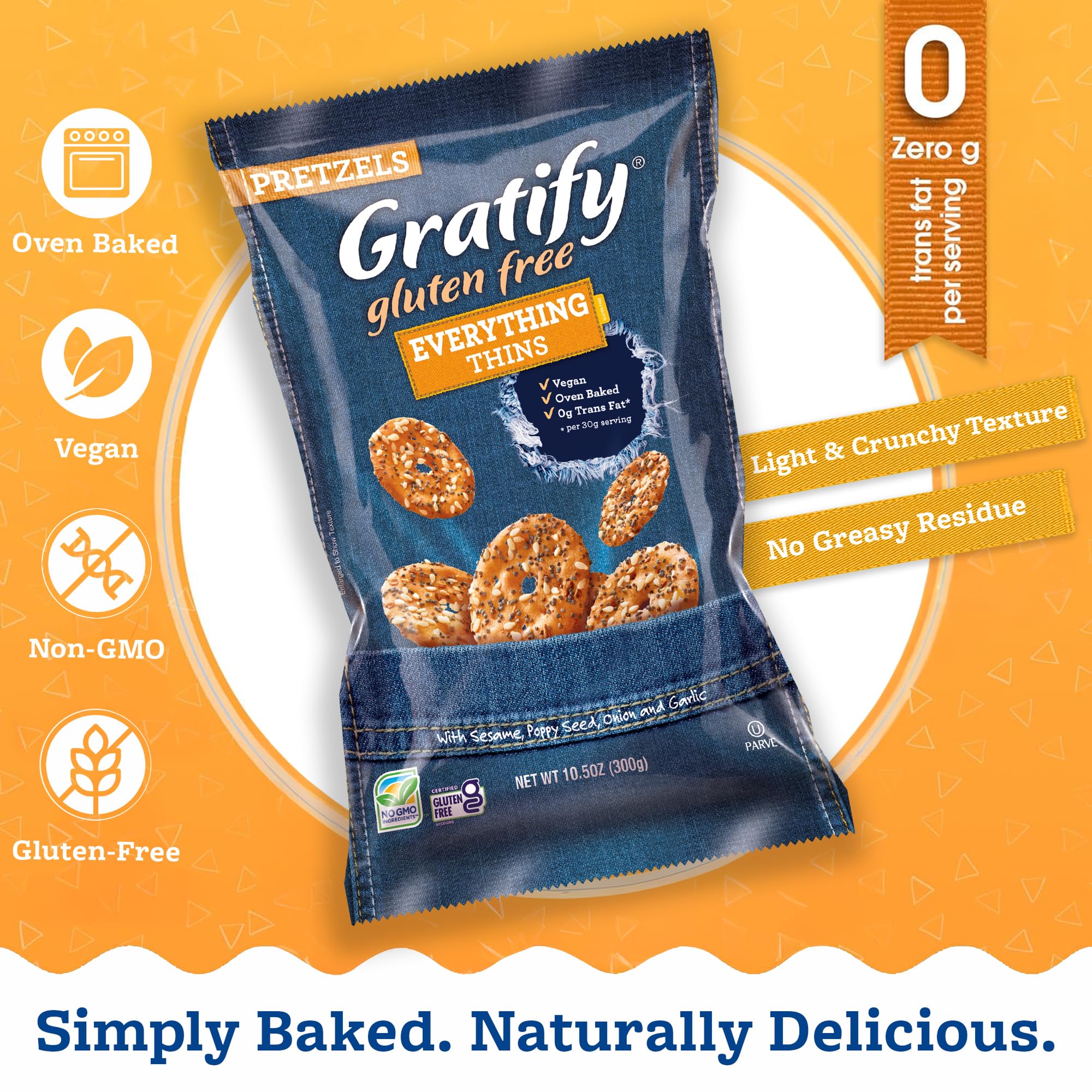 Gratify gluten free party snack bags ideal for gatherings and game day.
