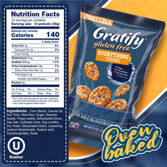 Gratify Everything Thins with onion and garlic seasoning delivering bold flavor in every bite.