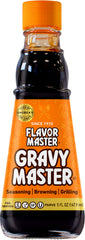 Gravy Master bottle pour showing ready-to-use flavor boost for meals