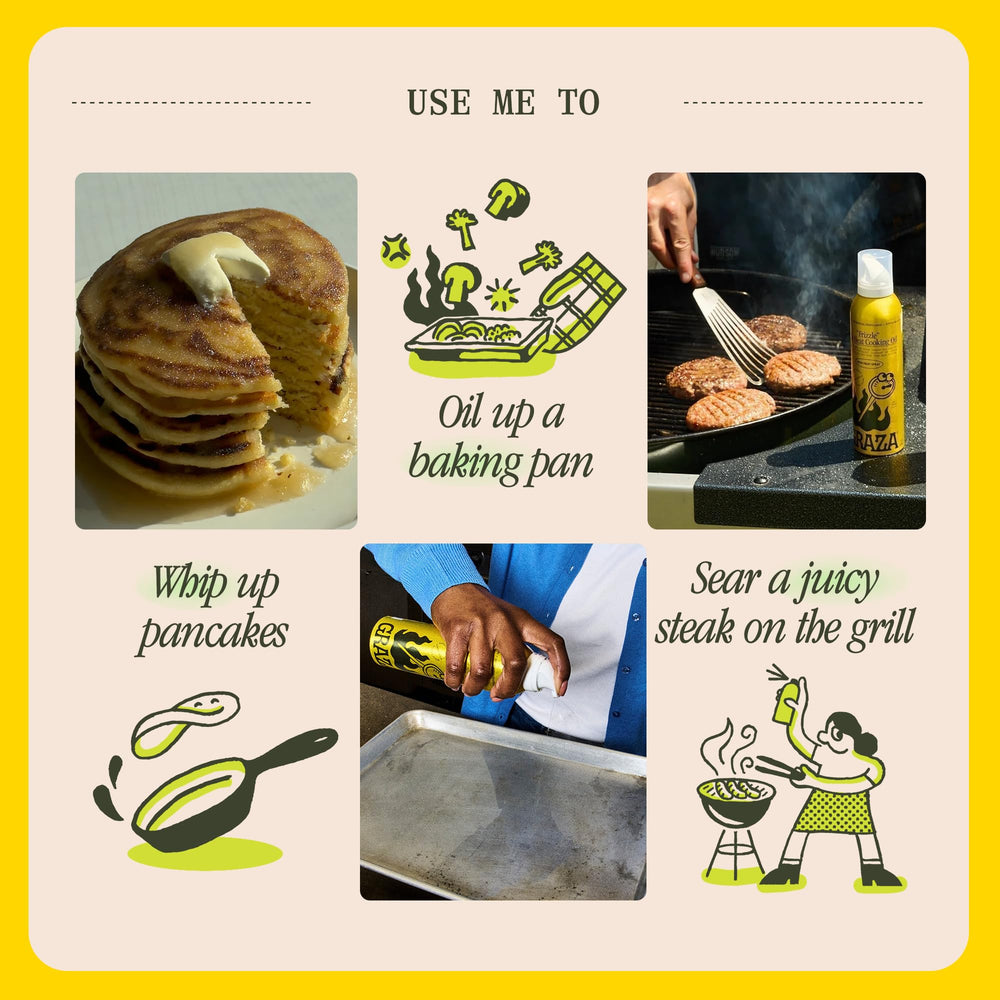 Graza Frizzle fries in hot oil for crisp, light results.