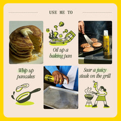 Graza Frizzle fries in hot oil for crisp, light results.