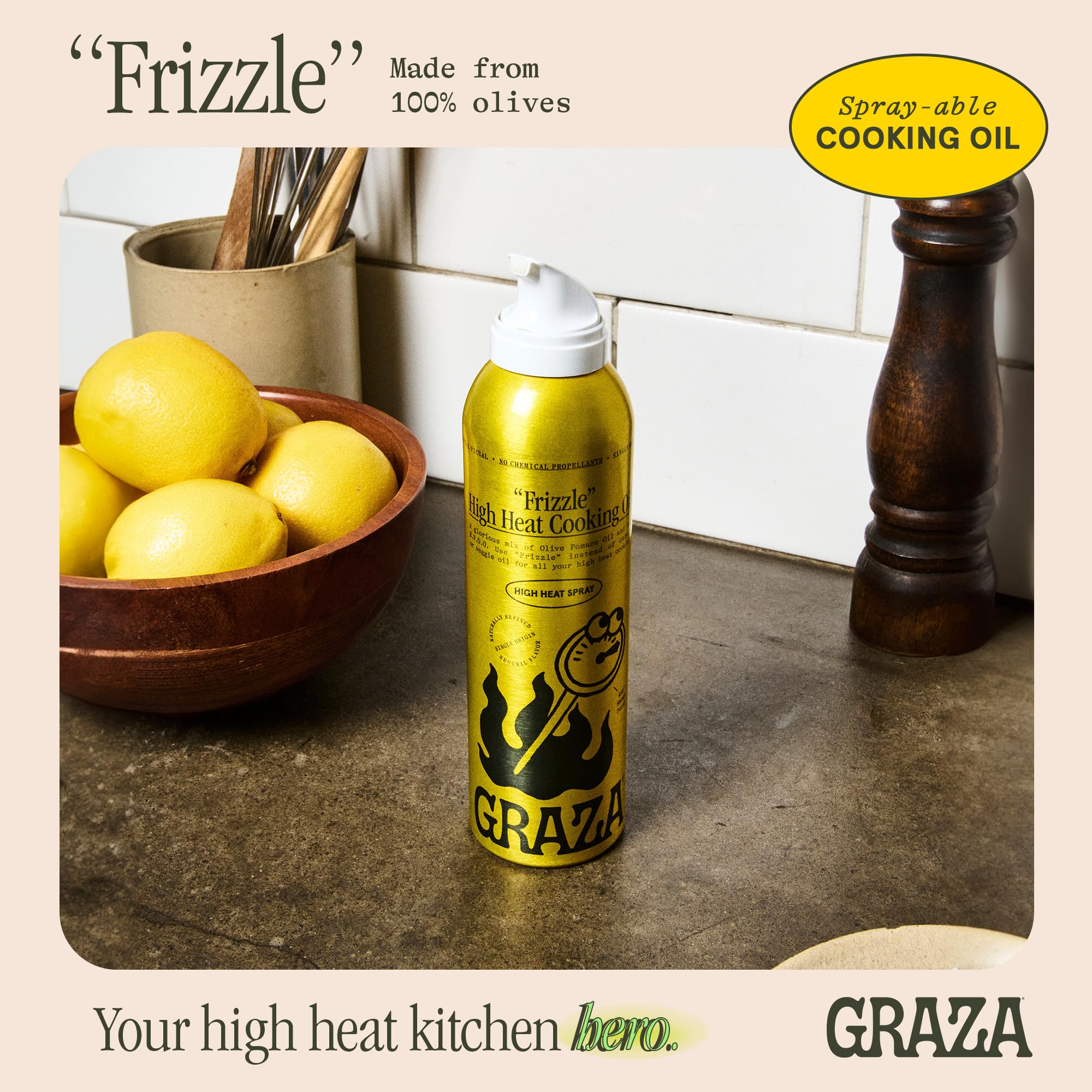 Graza Frizzle neutral flavor blend close-up for versatile cooking.