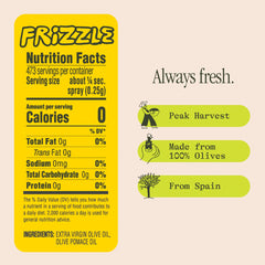 Graza Frizzle spray action showing even coating for frying.