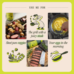 Graza Sizzle oven-roasting olive oil elevates sheet-pan veggies