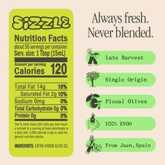 Graza Sizzle spray dispense for even coating on pans and foods