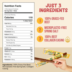 Grazly Beef Sticks on the go demonstrate portable protein for busy days.