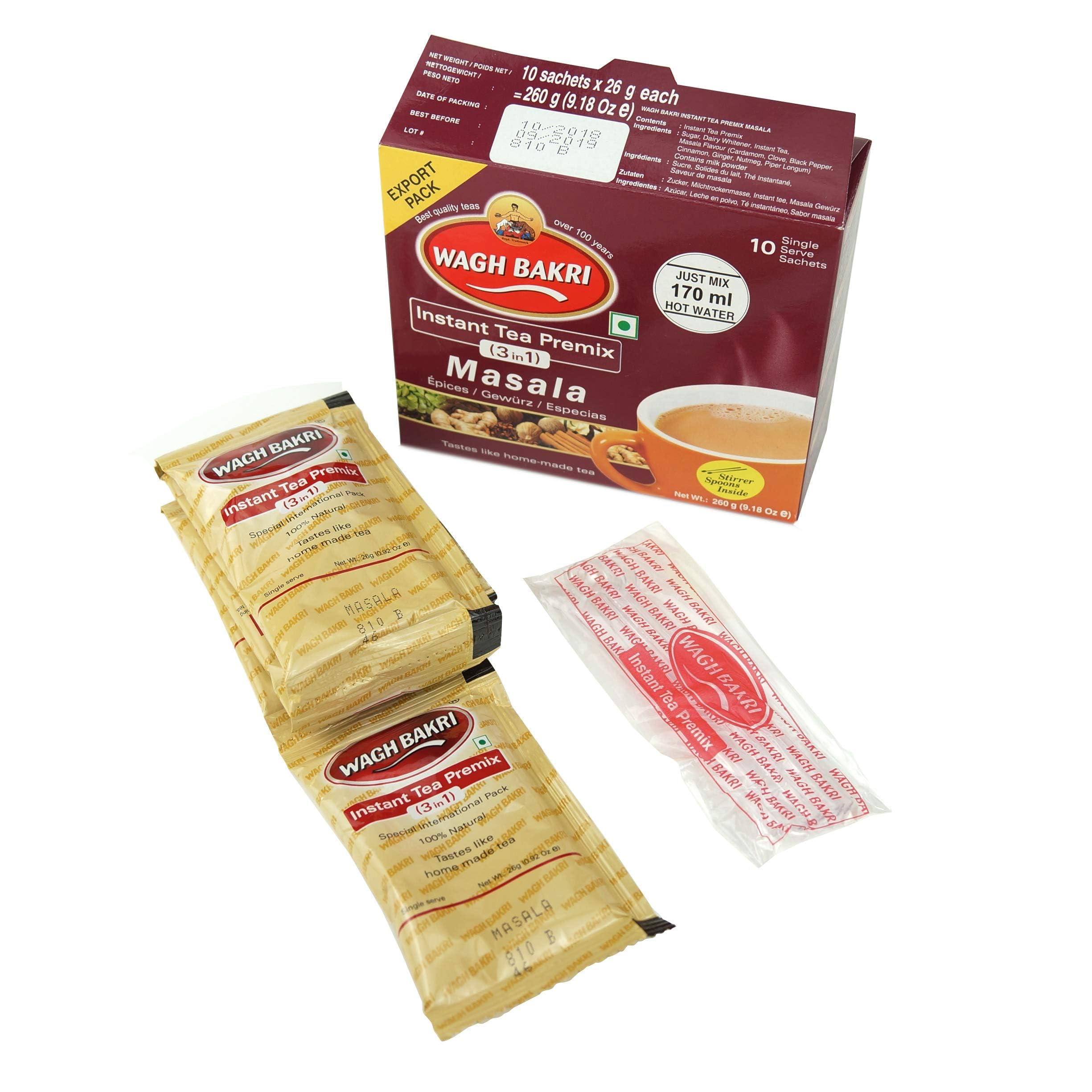 Rich masala aroma in a Great Bazaar Wagh Bakri brew